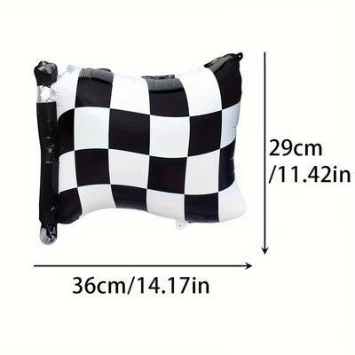 Globo Racing Bandera Cuadros (x1u)