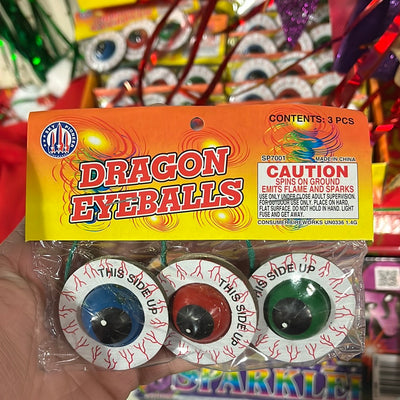 Dragon Eyeballs Chispitas Ground Spinners (x3u)