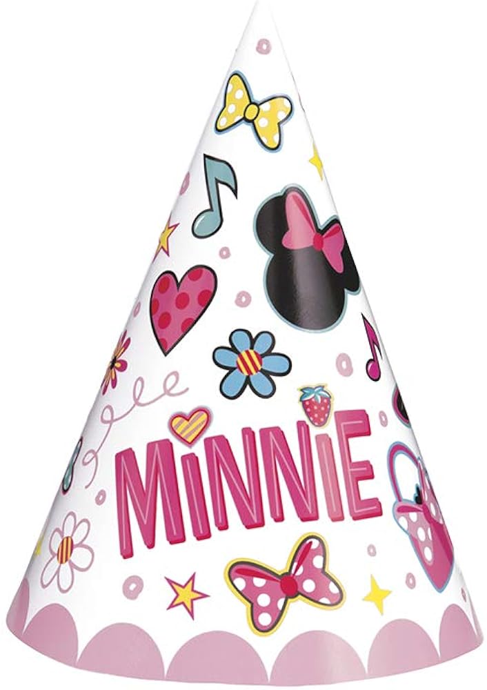 Minnie Mouse Party Hats 8ct
