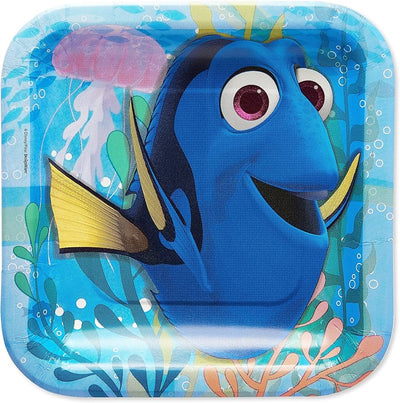 FINDING DORY PLATES 7" (x8u)