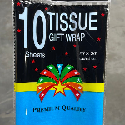 Tissue Paper Blue (x10u)