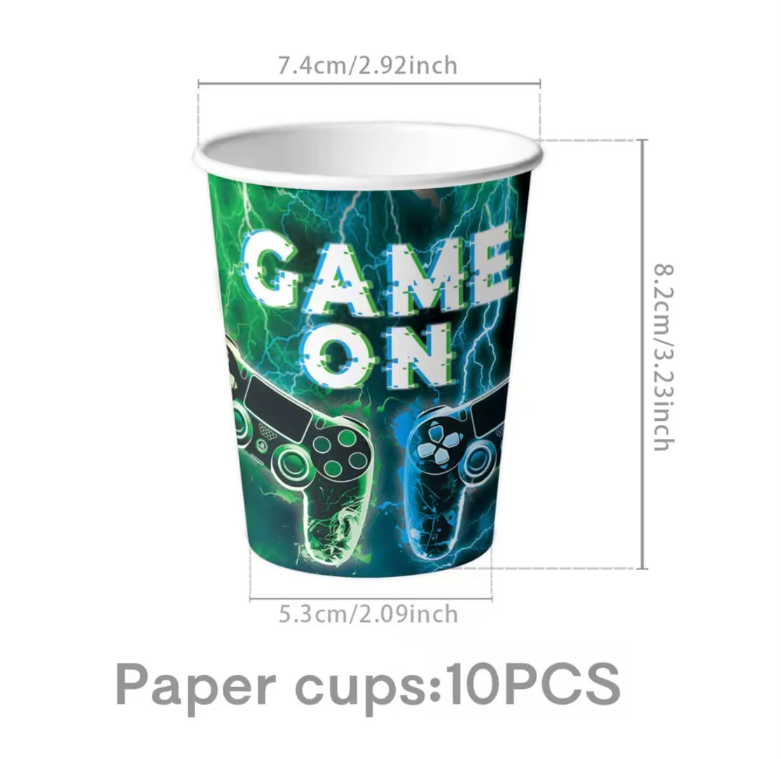 Vasos Video Game 9oz (x10u)