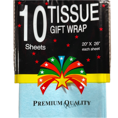Tissue Paper Baby Blue (x10u)