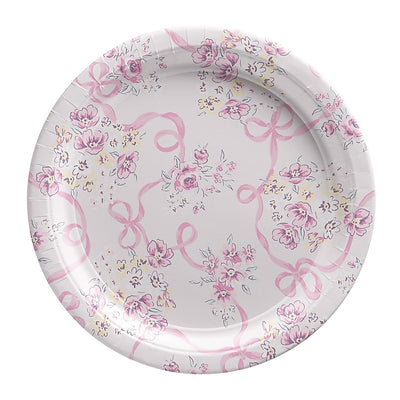 Ribbons and Roses 9" Fancy Plates (x8u)