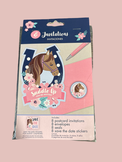 SADDLE UP INVITATIONS