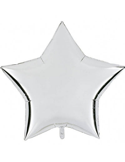 Estrella Foil Plata 18”
