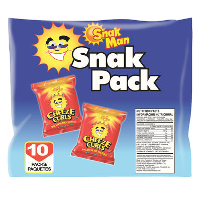 Snak Man Cheeze Curls 10ct
