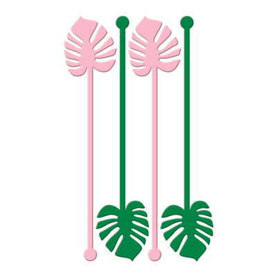 Palm Tree Drink Stirrers 4psc