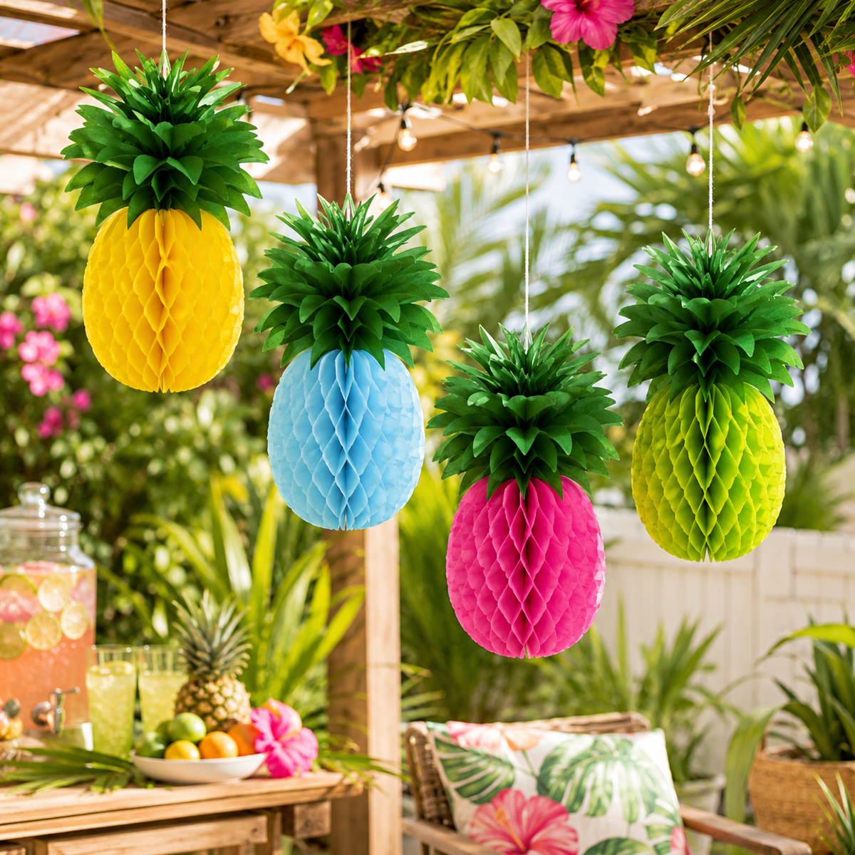 Pineapple Honeycomb Centerpiece (x4u)
