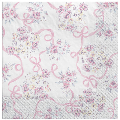 Ribbons and Roses Lunch Napkins (x16u)