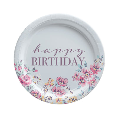 Ribbons and Roses 7" Shaped Plates (x8u)