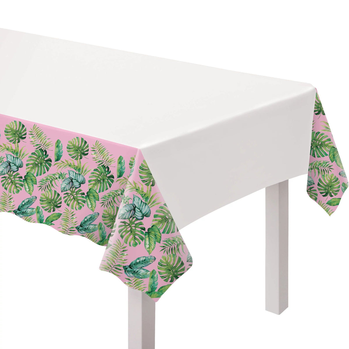 Summer Palm Plastic Tablecover (x1u)