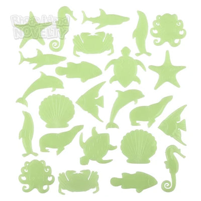 Stickers acuáticos que brillan en la oscuridad (x1u)
