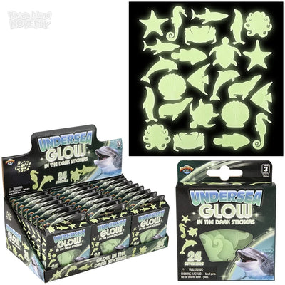 Stickers acuáticos que brillan en la oscuridad (x1u)