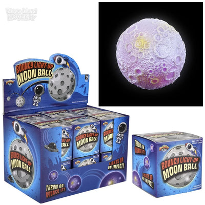 Pelota rebotadora lunar con luz (7 cm) (x1u)