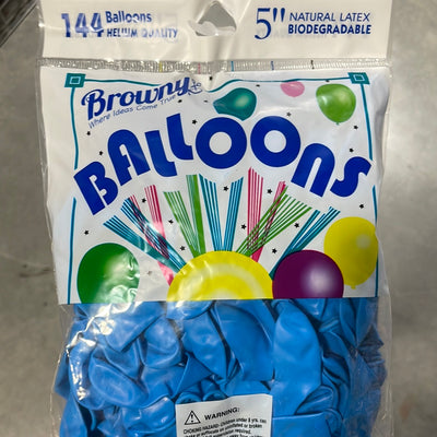 Globos 5” 144pcs - Light Blue