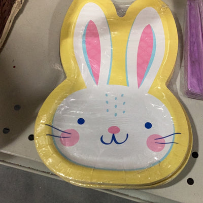 Platos Conejito Pascuas (8u)