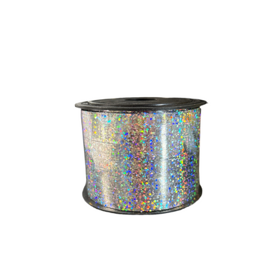 Holographic Ribbon Silver 100yds.