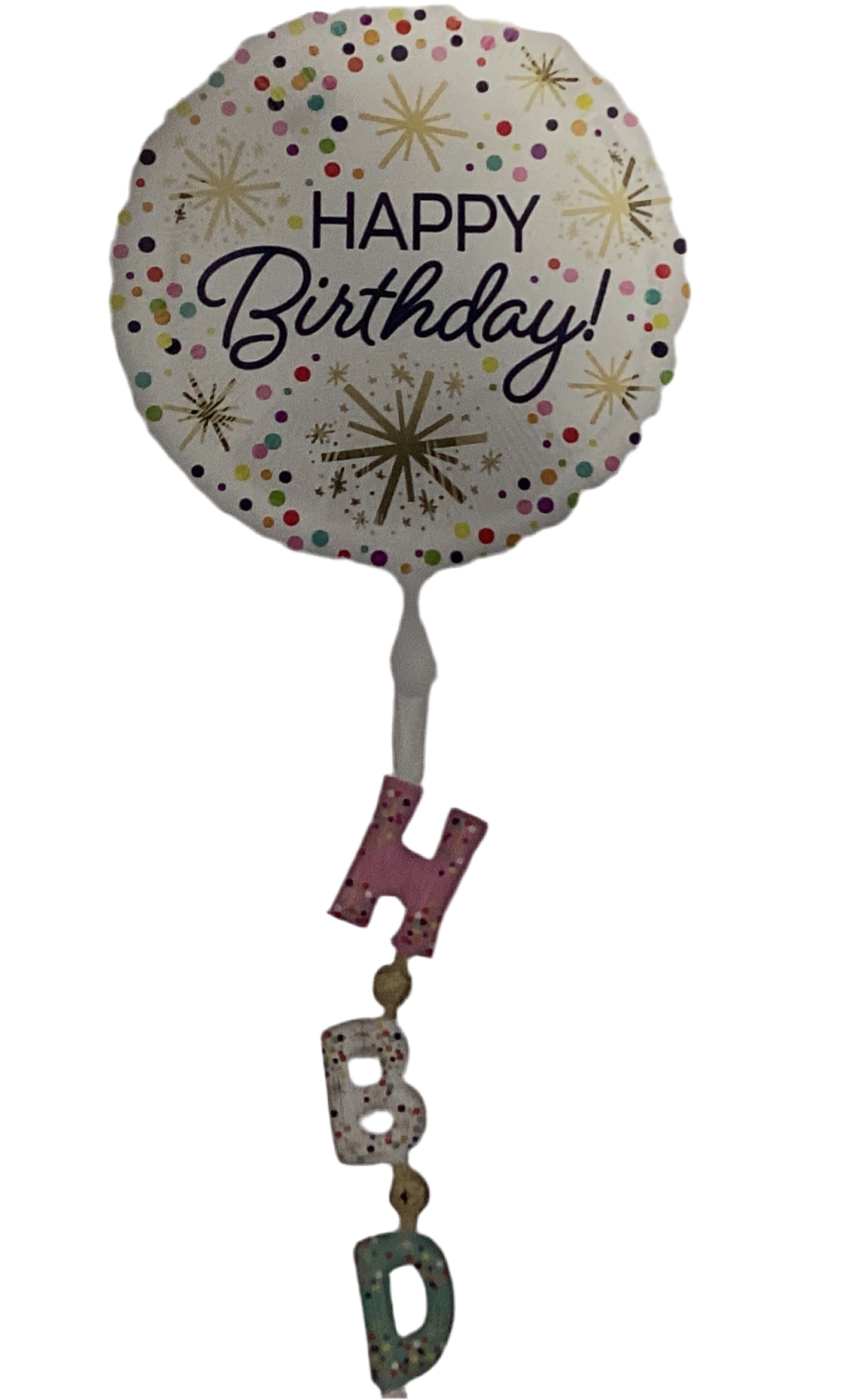 Globo HBD Confetti Sprinkle