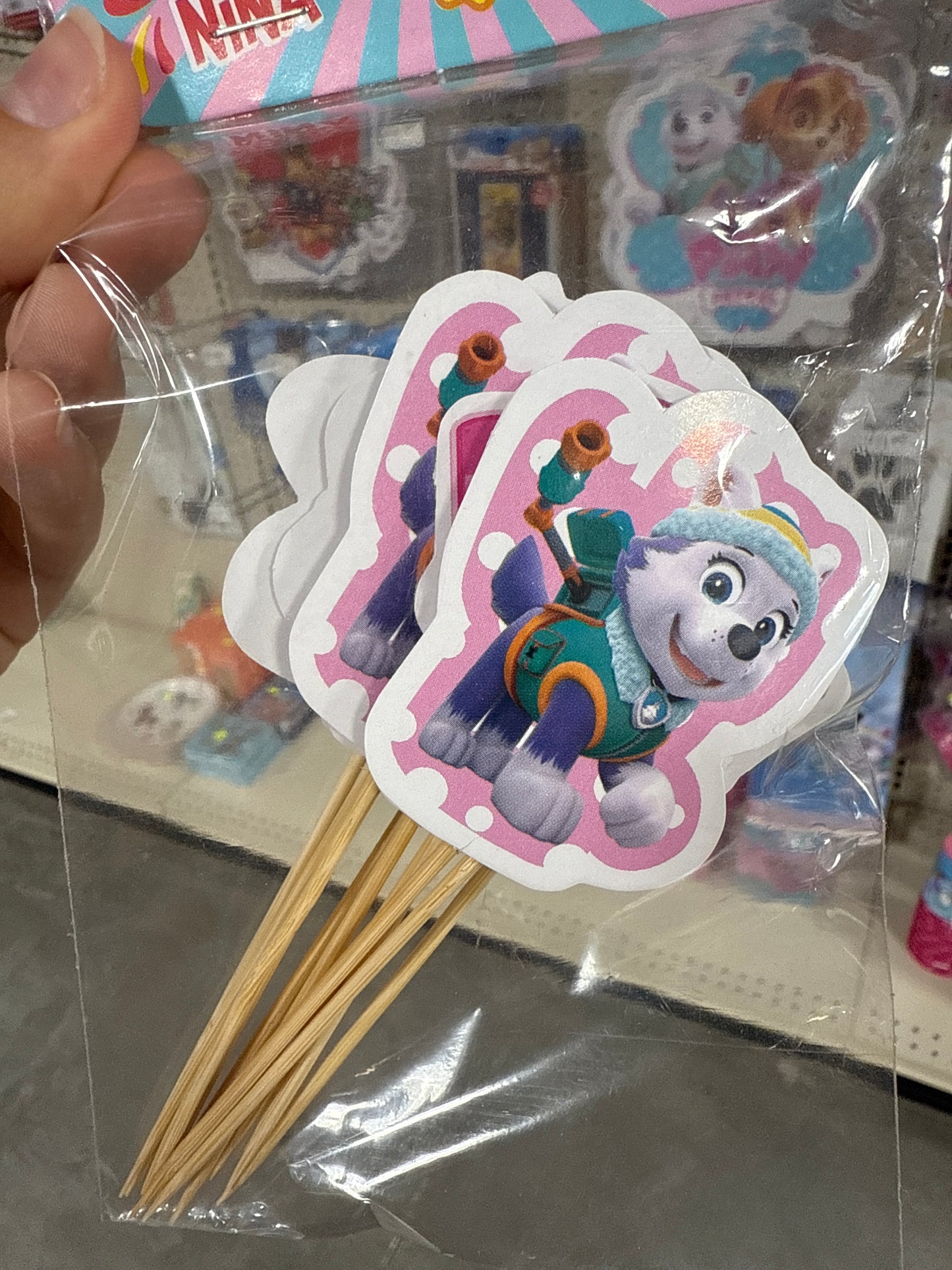 Palillos Decoradores Paw Patrol Niña (x12u)