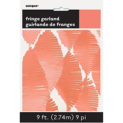 Fringe Garland Orange 9ft