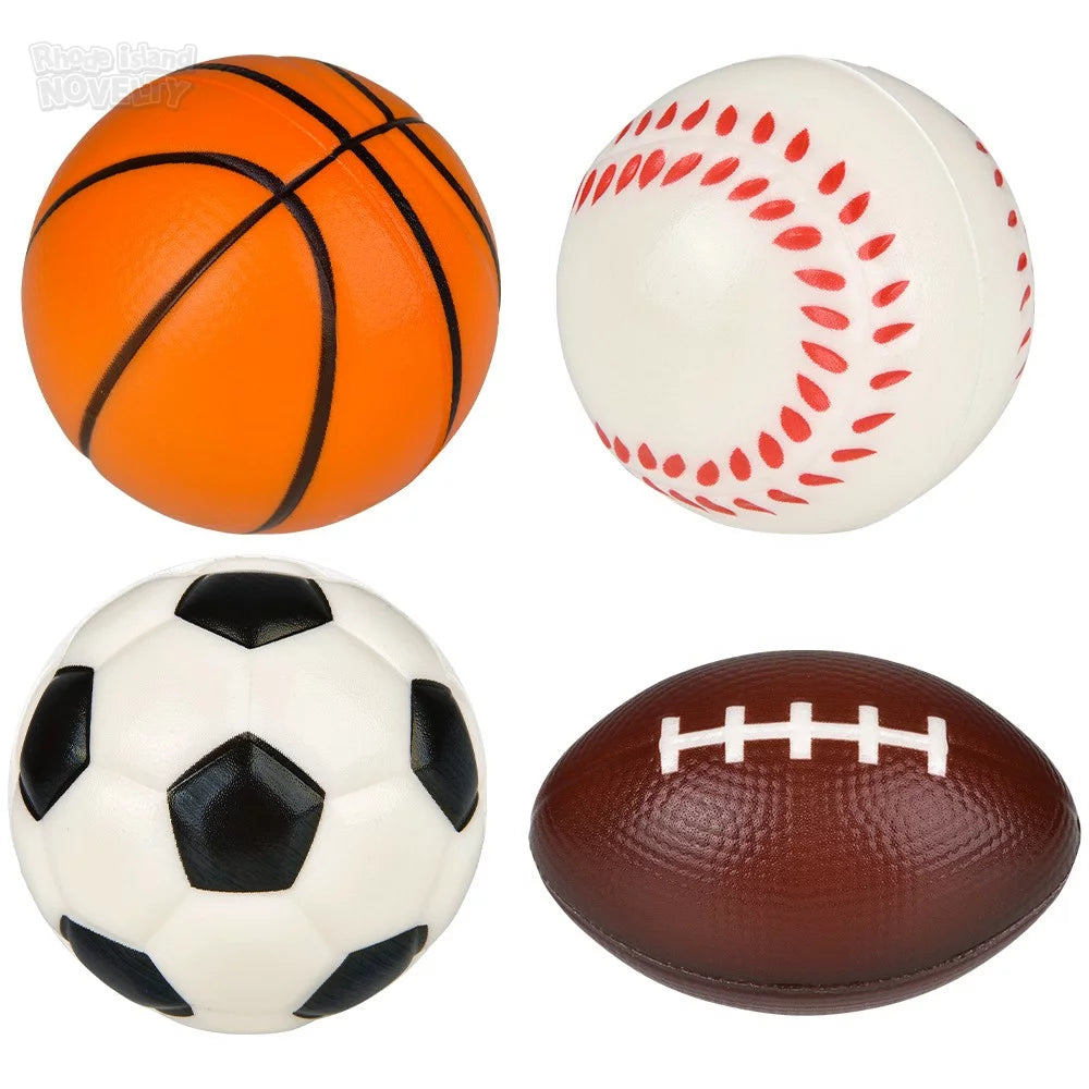 2.5" Foam Sports Ball Assortment x Unidad