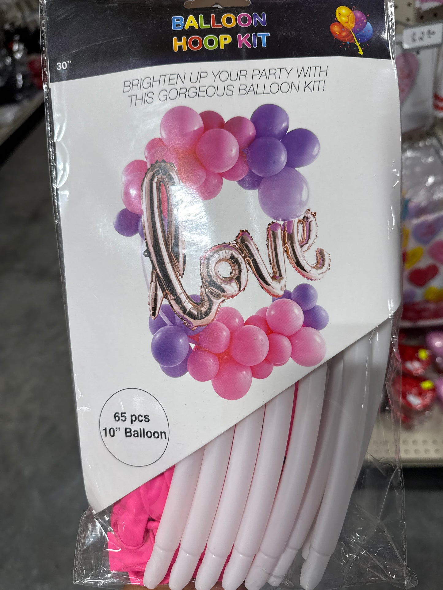 Balloon Hoop Kit Love (x1u)
