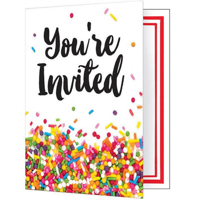 Sprinkles Invitations (x8u)