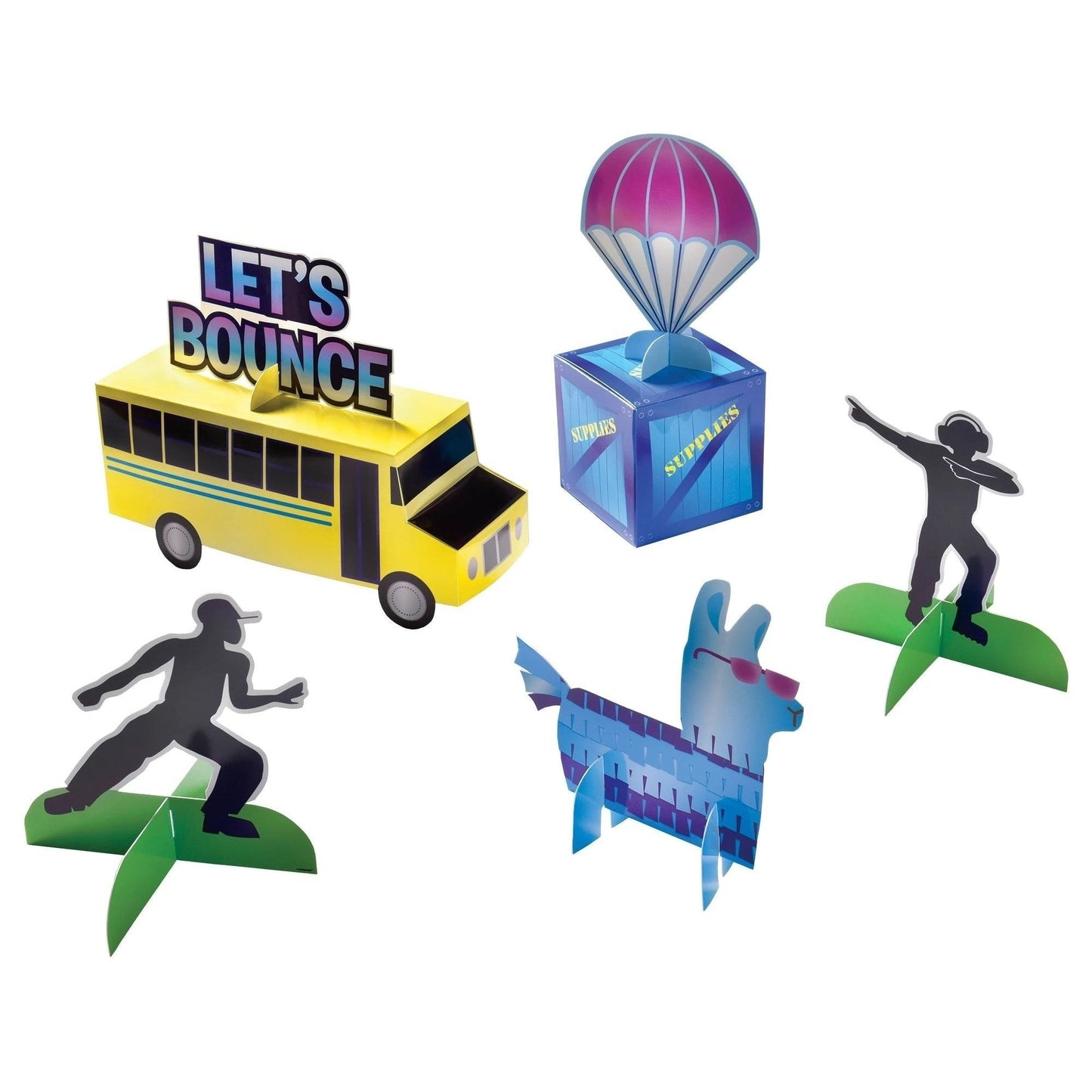 Fortnite Battle Royal 3D Centerpiece Decorating Kit