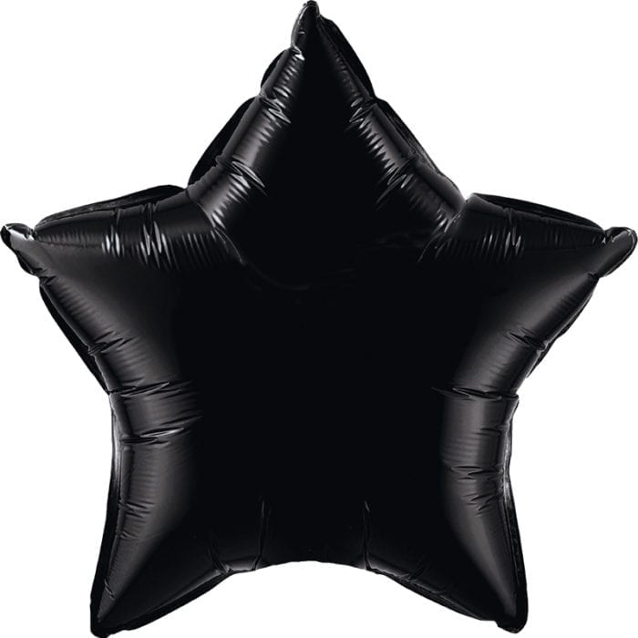 Black Star Foil Balloon 18"
