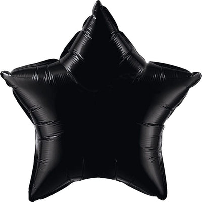 Black Star Foil Balloon 18"
