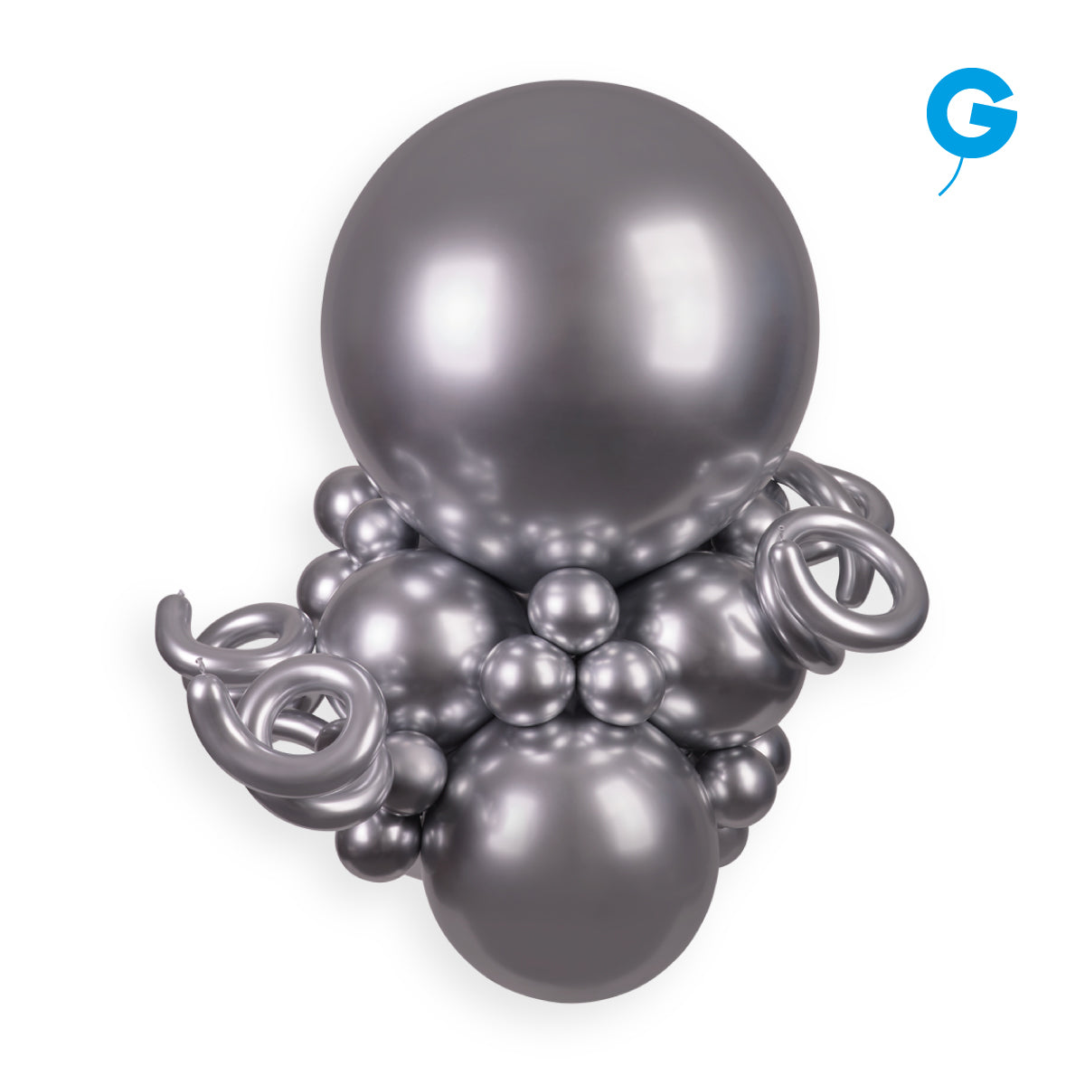 Shiny Silver 5" (Paquete x50 unidades)