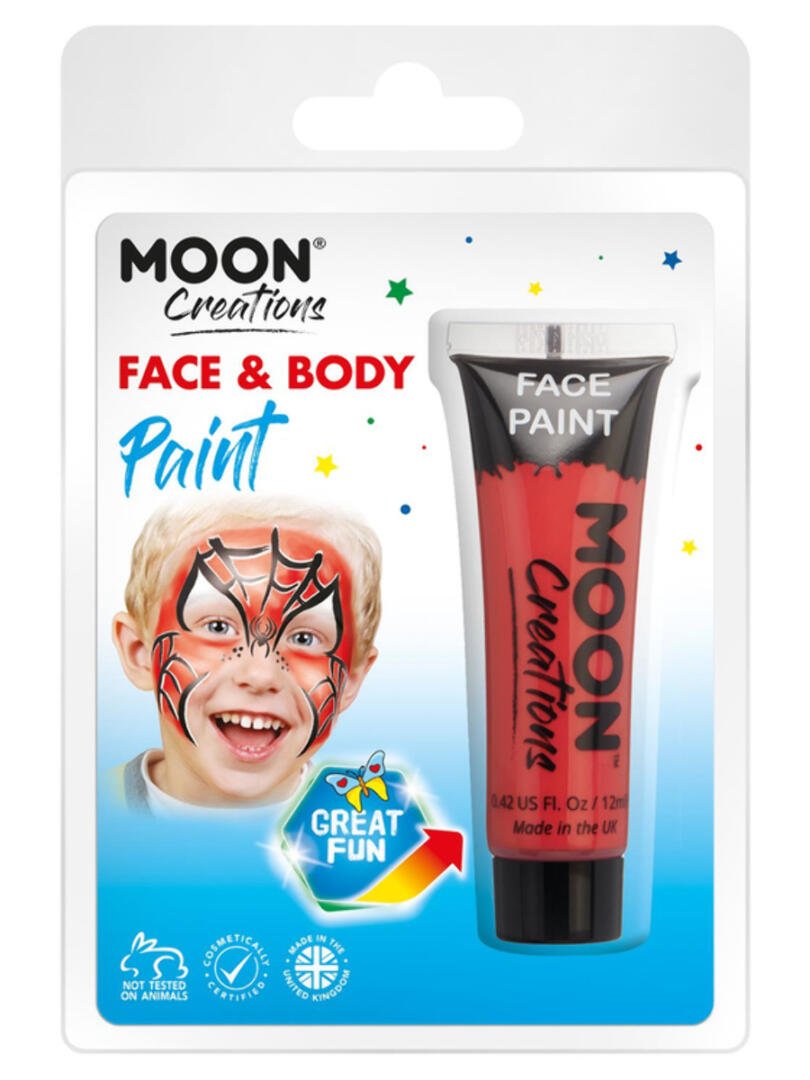 Pro Red Face & Body Paint, 12ml