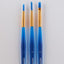 Pro Face Paint Brushes Blue 3 Pack