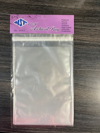 Cello Bags Adhesive 6”x8” 30 Piezas
