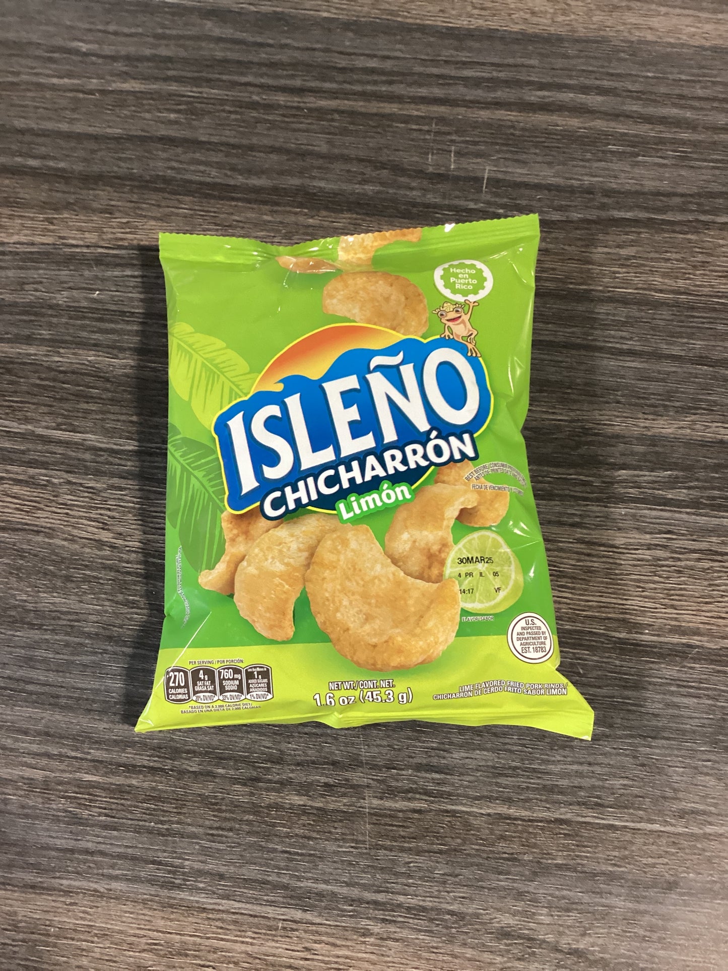 Isleño Chicharrón Limón