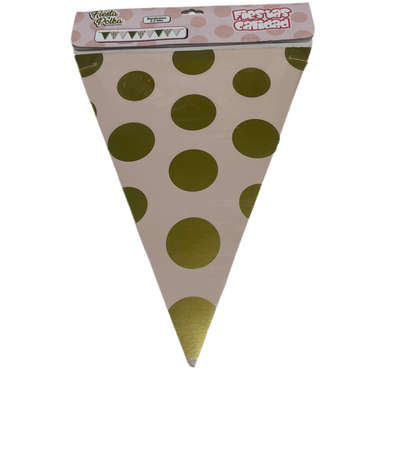 BANDERIN TRIANGULO FIESTA POLKA