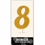 Number Cake Topper Gold