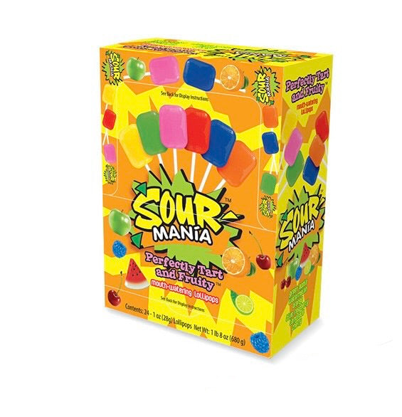 Sour Mania Lollipops