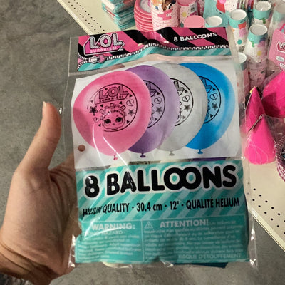 LOL SURPRISE LATEX BALLOONS