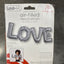 LOVE SILVER BALLOON