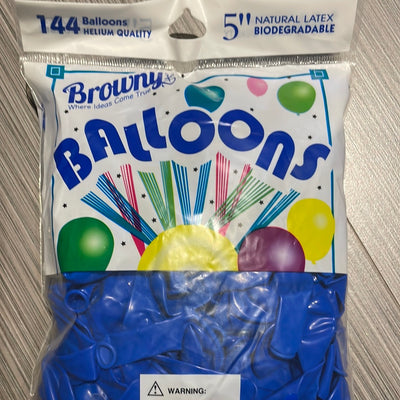 Globos 5” 144pcs - Dark Blue