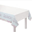 Ribbons and Roses Plastic Tablecover (x1u)