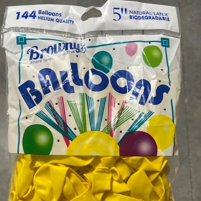 Globos 5" 144pcs - Yellow