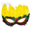 Máscaras con plumas para Mardi Gras (x1u)