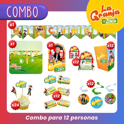 COMBO: La Granja de Zenón (12 personas)