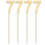Wood Number with Stick 4” (x4u)