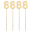 Wood Number with Stick 4” (x4u)