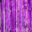 Metallic Foil Fringe Curtain 96”x46” - Todos los Colores