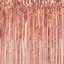 Metallic Foil Fringe Curtain 96”x46” - Todos los Colores